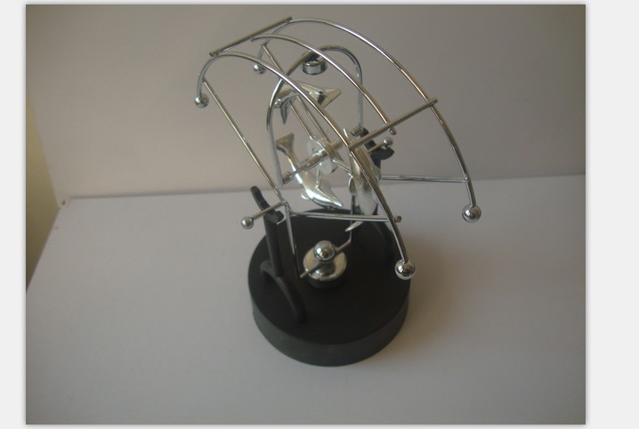 浙江金华家居摆件办公装饰品摆件永动仪磁性摇摆器扇形金属摇摆602