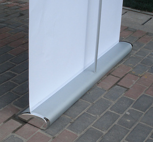 宽底易拉宝详细介绍   产品名称:豪华铝合金宽底座易拉宝 材质:豪华