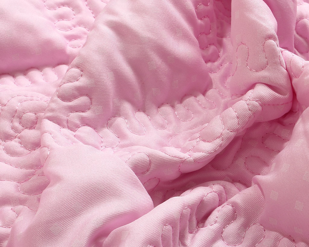 2013新品厂家直销绗绣夏凉被粉红 冰丝绒夏被