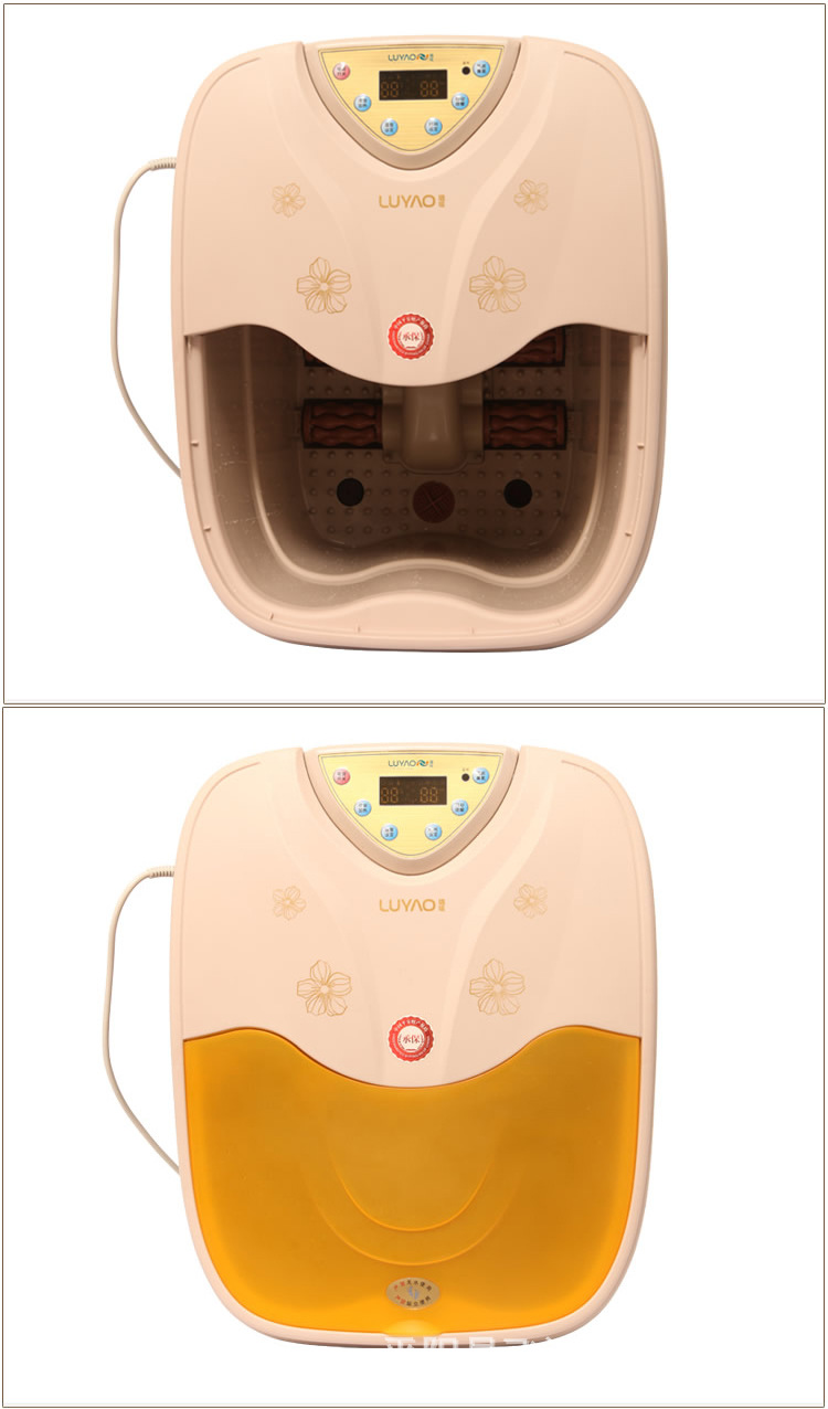 正品璐瑶215足浴盆 全自动加热滚轮按摩足浴器 深桶 高桶泡脚盆
