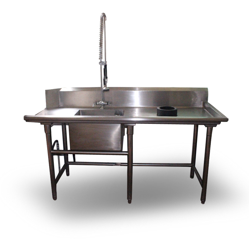 广东广州东莞恒兴厨具厂 供应优质 不锈钢单星盆水槽 带水龙头洗菜盆