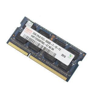现代海力士hynix 2gb ddr3 1066/1067笔记本内存条2rx8 pc3-8500s