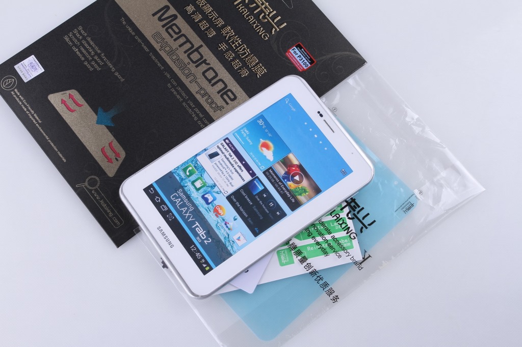 卡来兴品牌防撞击平板类软性防爆膜三星3100防爆膜