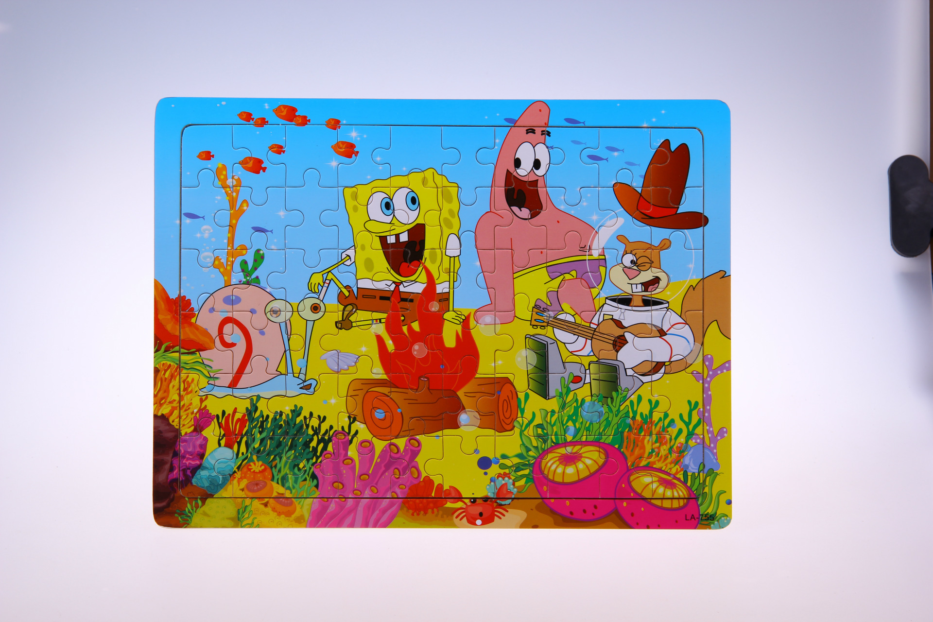 新款木质60片熊出没朵拉拼图拼板 木制早教益智拼图儿童玩具