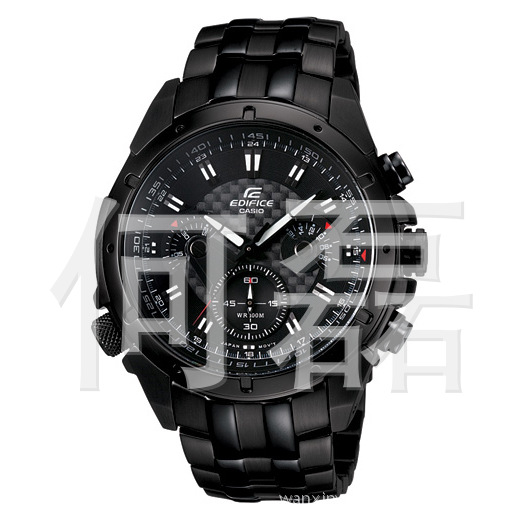 卡西欧 edifice系列时尚石英多功能男表 ef-535bk-1av