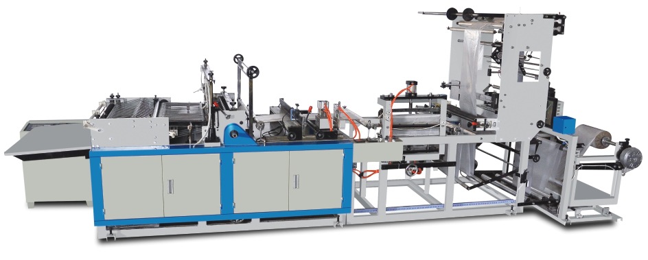 供应rql-800型拉绳手提袋,穿线袋边封软式手提袋制袋机 制袋机