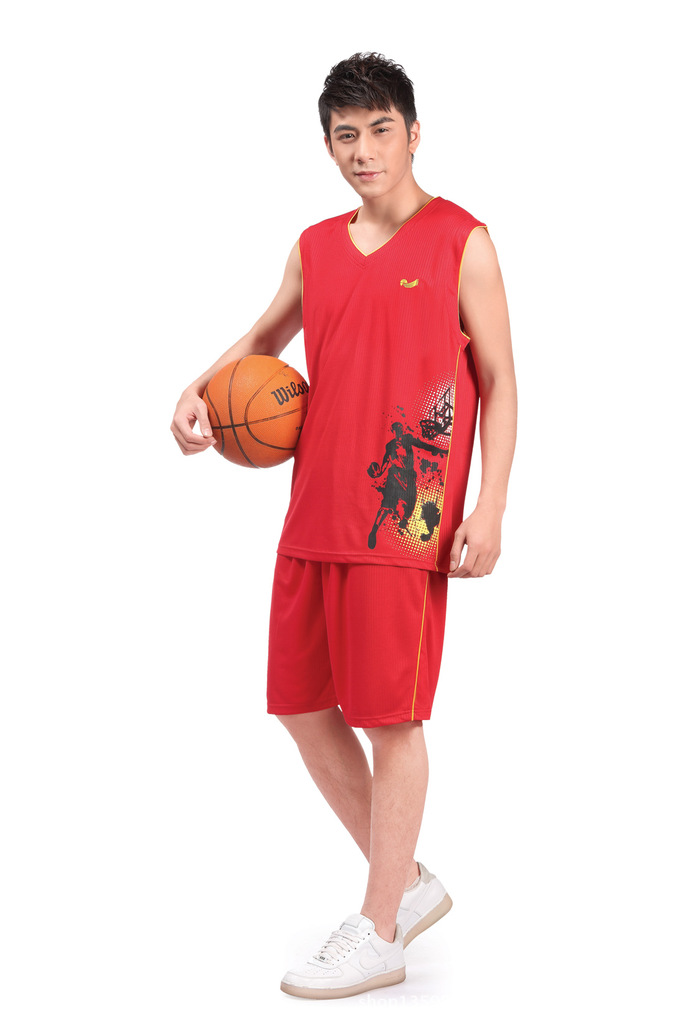 篮球服批发 正品越奥 男 运动比赛篮球服套装1311黄红蓝白紫