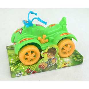 ben-10拉线卡通沙滩摩托车 007523 拉线玩具 儿童益智玩具