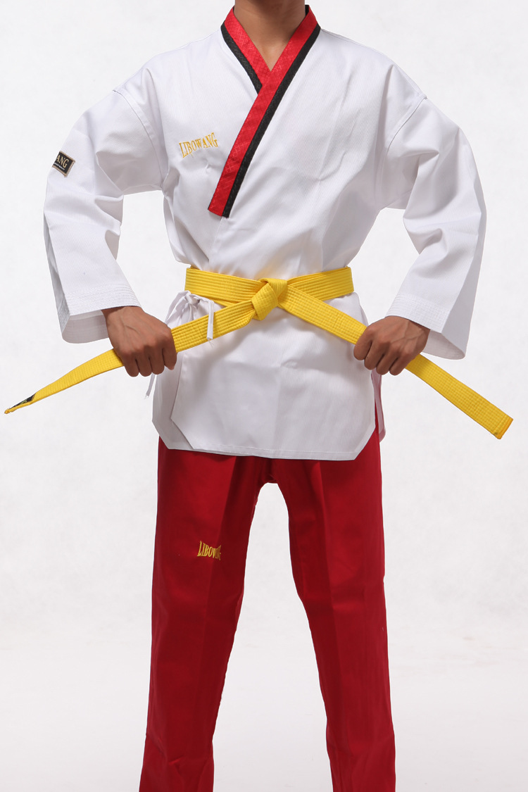 新款力搏王品势道服有段女品势比赛专用跆拳道儿童道服女款道服