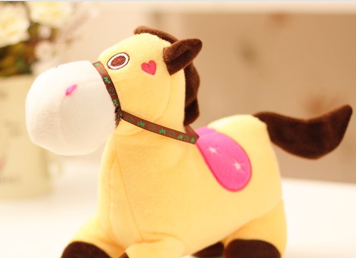 小马毛绒公仔 毛绒玩具 马玩偶 生肖马公仔_公仔,玩偶,娃娃_列表网