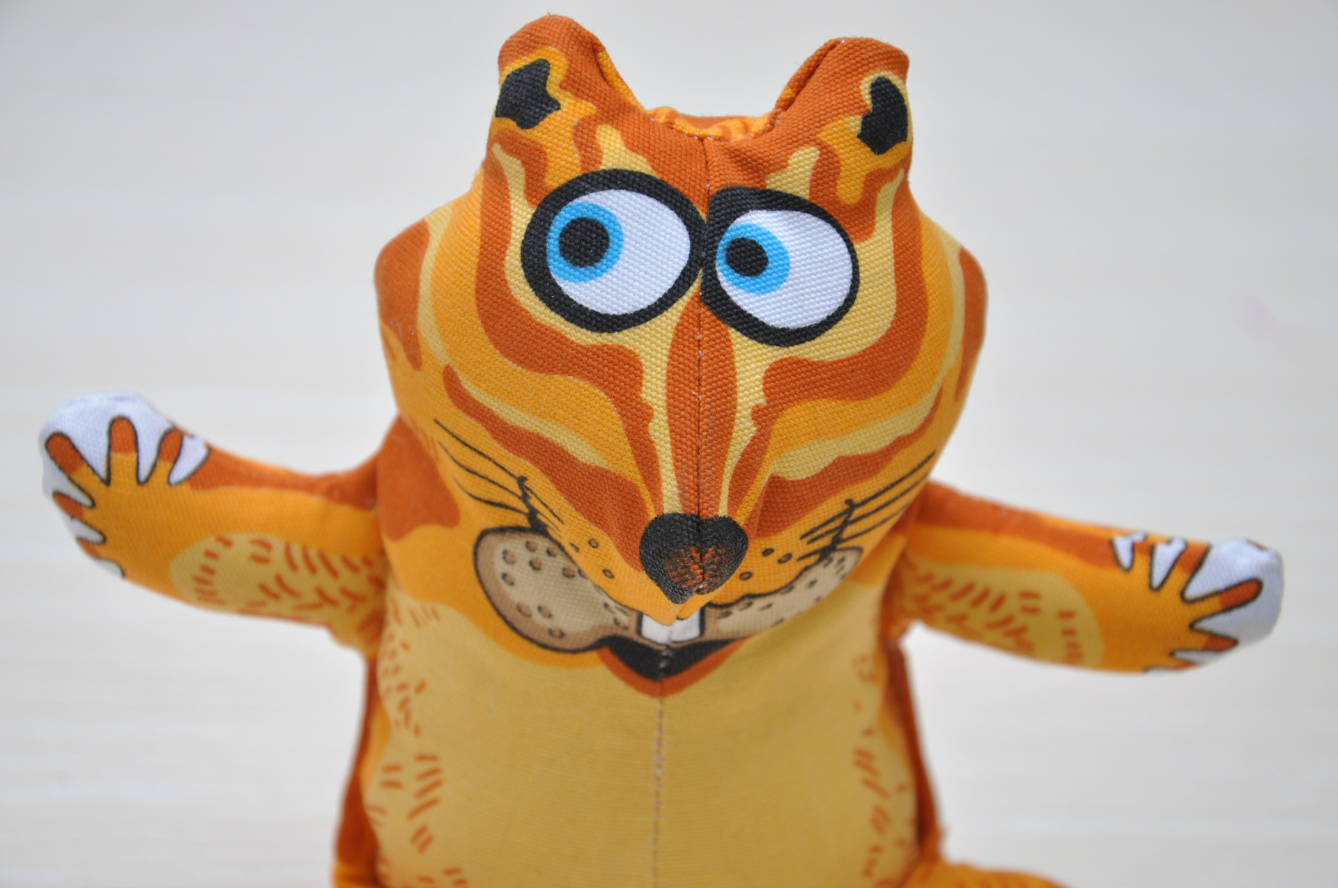 美国fatcat宠物狗玩具 狗狗磨牙磨爪玩具用品 帆布小黄鼠玩具