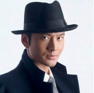 snn-1478 100%全羊毛礼帽男士 黑色 英伦帽子女 爵士毡帽爵士帽