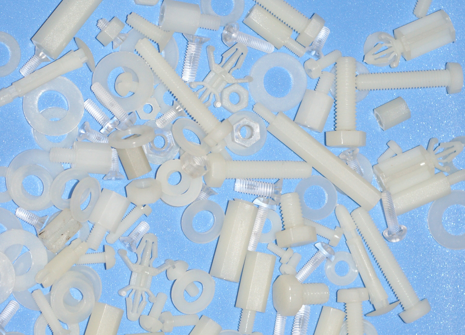 大量批发 塑料标准件 塑料螺丝 塑料螺母 规格齐全图片_3