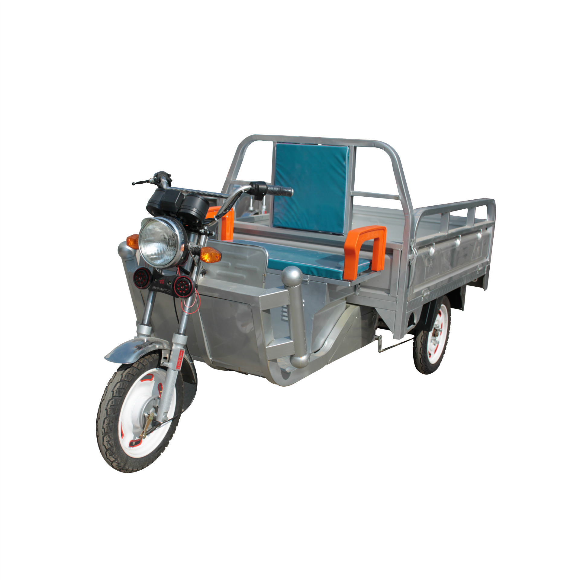 3米银白价格不含电池 载重三轮车 平板电动三轮车