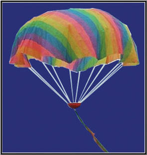 手抛降落伞,地摊玩具,广场玩具,发光降落伞