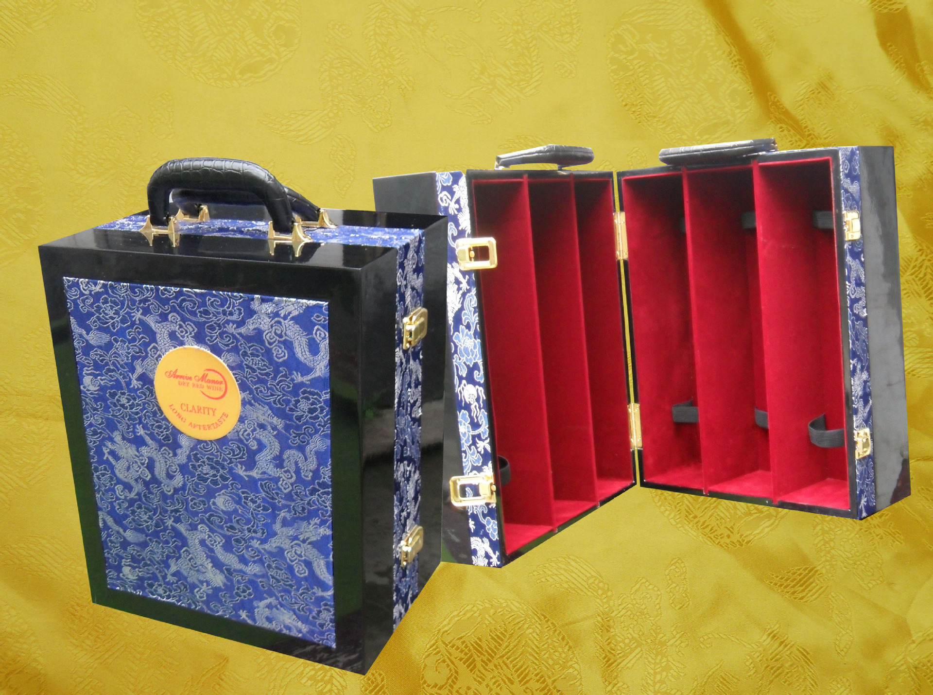 颢天包装(厂家)供应高,中,低档包装盒,松木红酒盒