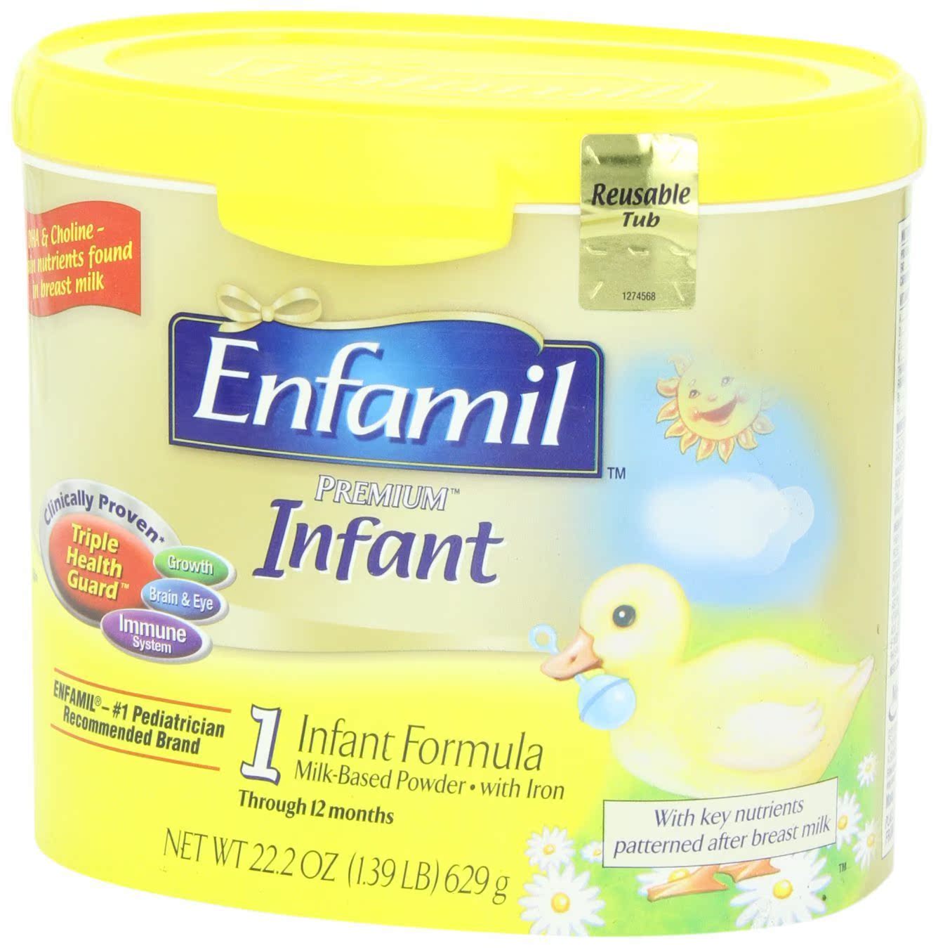 美国原装进口美版美赞臣金樽一段1段婴幼儿配方奶粉663g批发