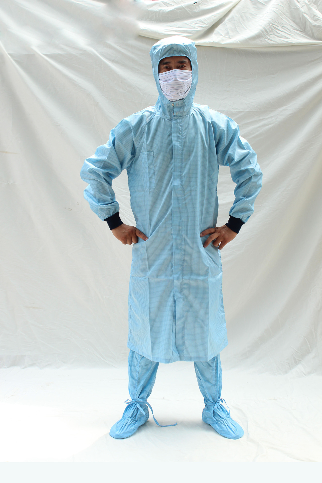 低价防静电大褂 立领拉链大褂 无尘大褂防静电服 防静电服生产厂