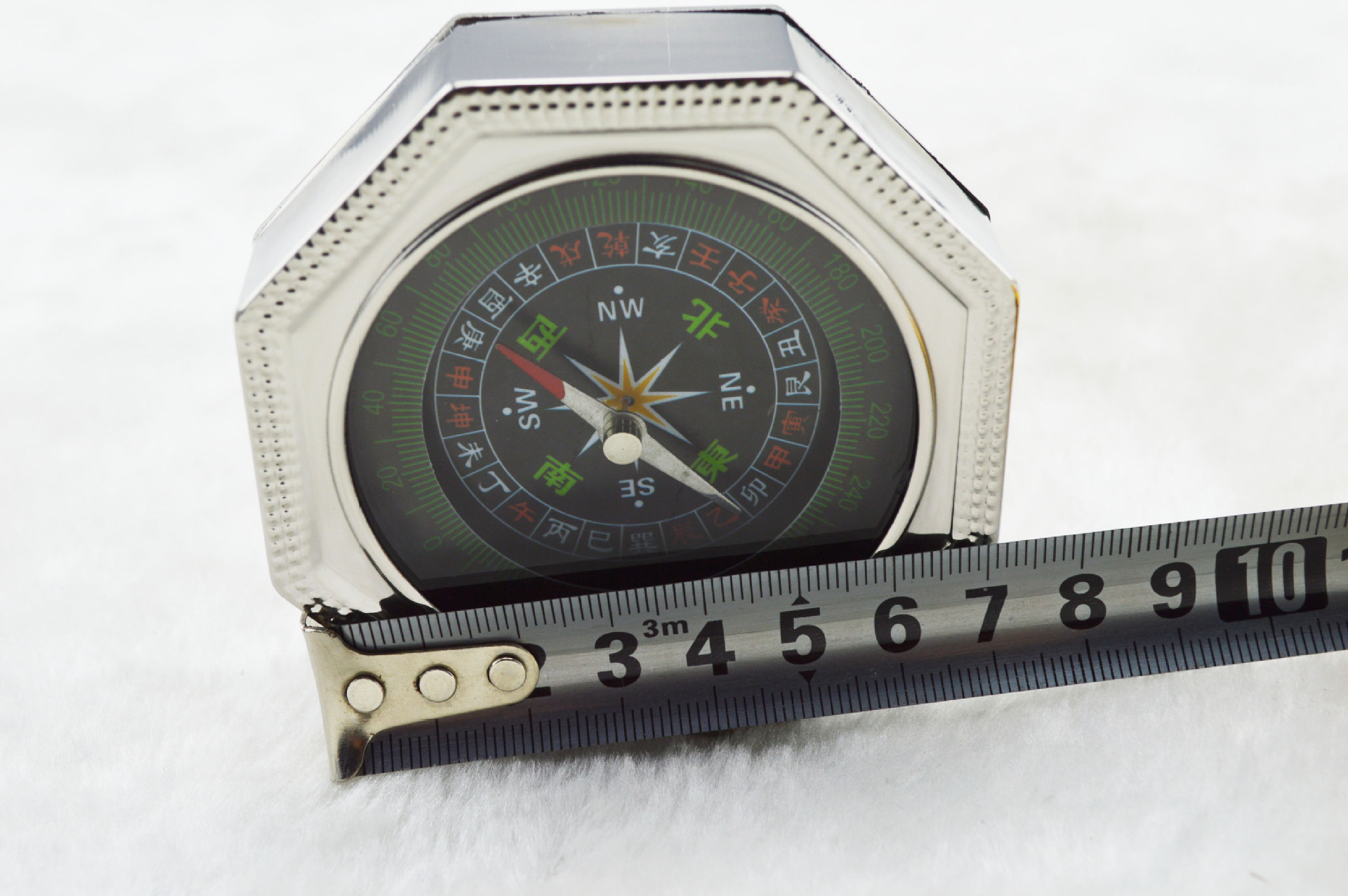 厂家直销八角便携式指南针登山野营旅游户外用品创意户外生活