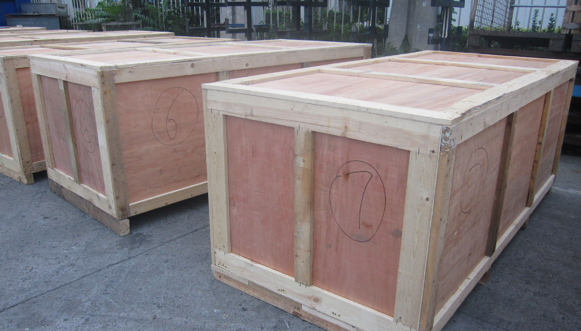 出口木箱 大型木包装箱 木箱机器包装 设备包装箱