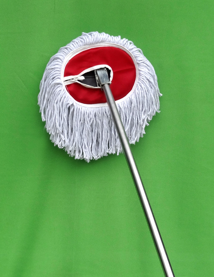 家洁拖把批发 轻便型圆拖拖把 厂家直销长期供应棉纱拖把车刷