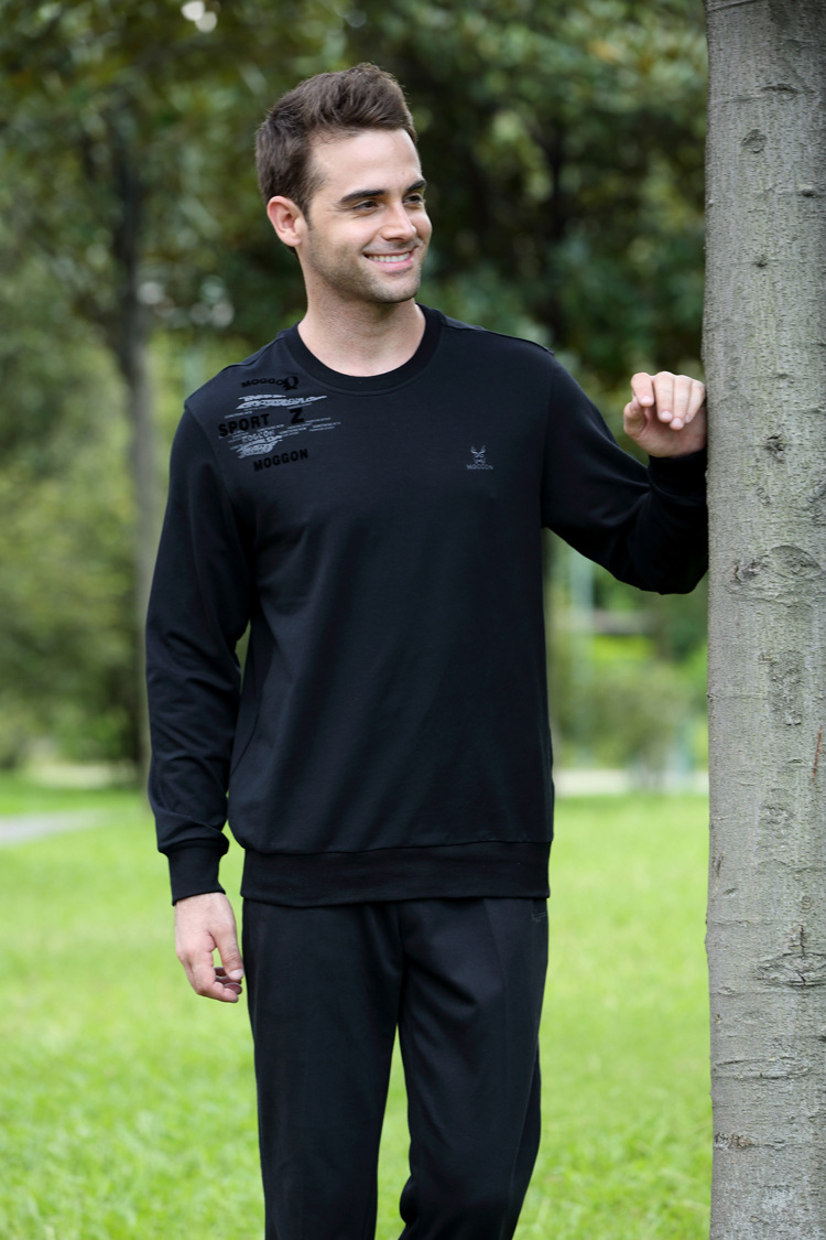 千足龙2013年运动装大码男士运动服春秋休闲圆领上装图片_11