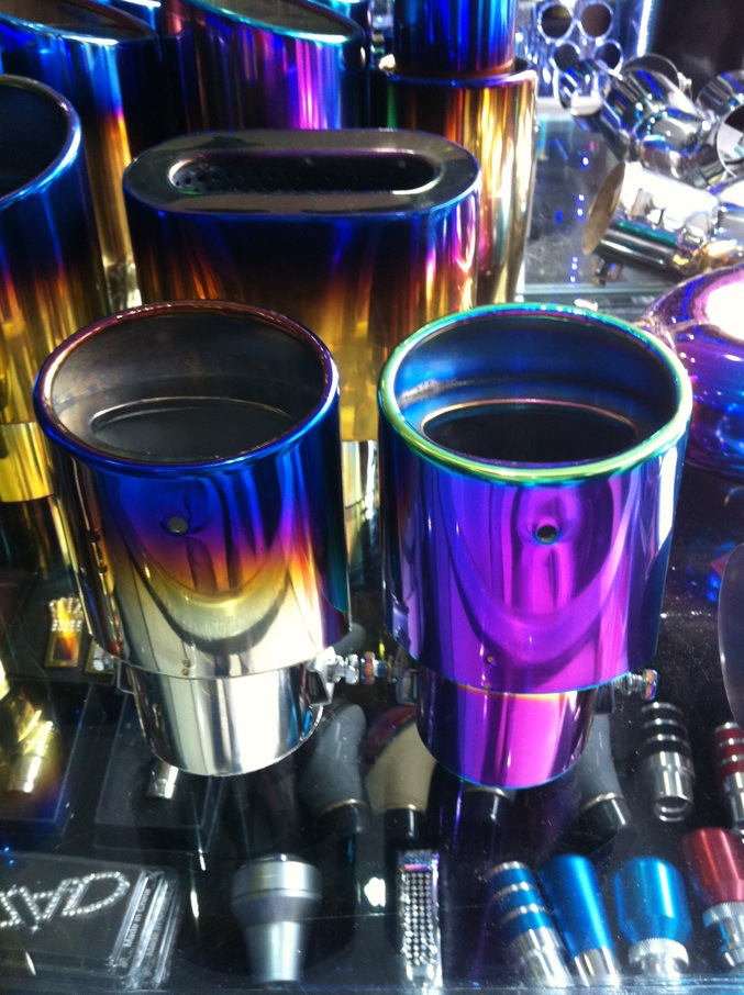 广州福禾 a142烤蓝不锈钢尾喉消声器 排气管 厂家直销 专共4s店