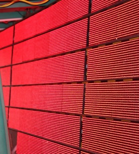最稳定led显示屏专用p10户外单红模组(金汉唐)