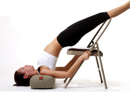 优戈尔厂家 折叠便携式全钢瑜伽椅 瑜伽馆专用健身椅 一件代发