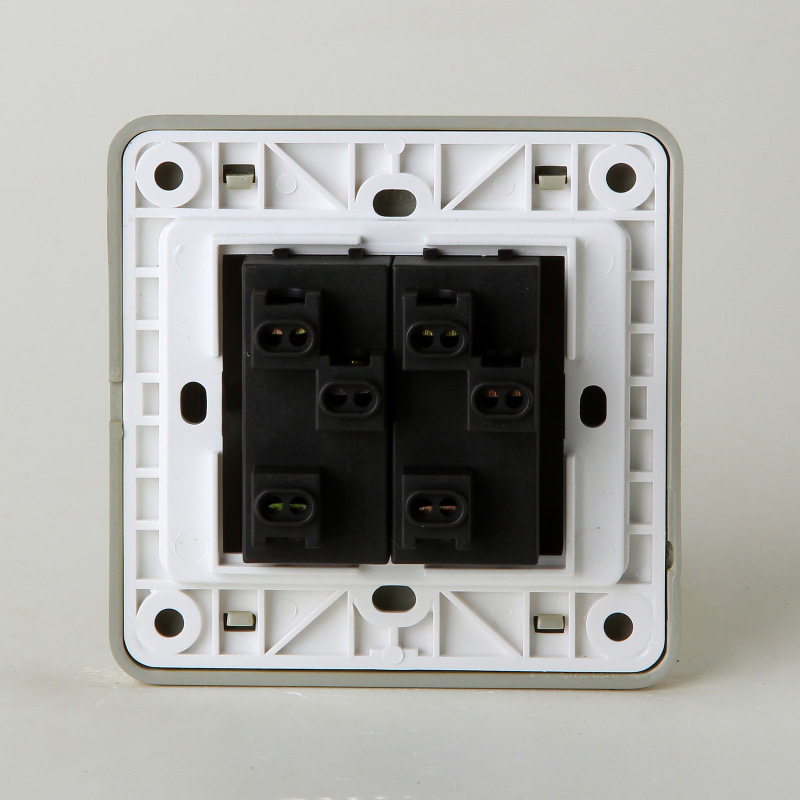 正品西门子插座开关 二联双控带荧光开关面板 双联双路开关面板