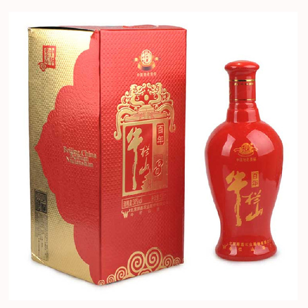 牛栏山二锅头 30年 窖藏三十年 盛世红 53度500ml 喜庆 婚庆酒