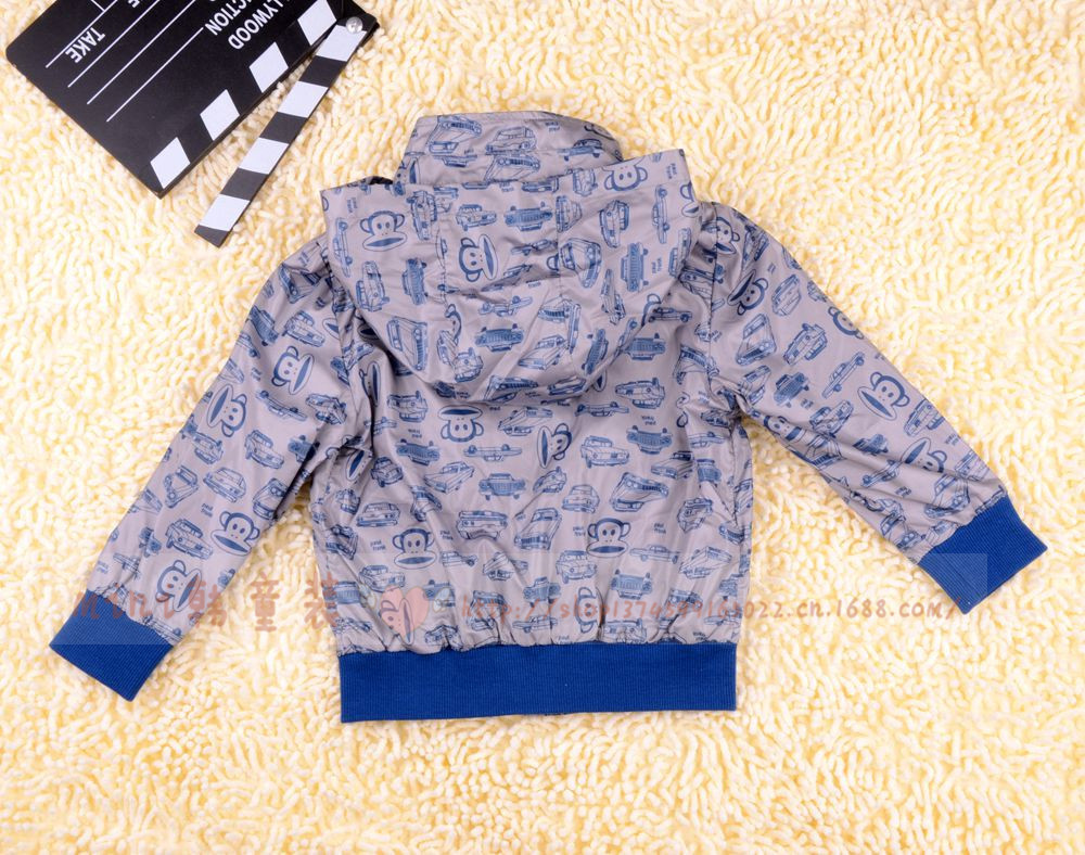 332601 2013新款童装批发 男童休闲外贸原单外套带帽开衫图片_7