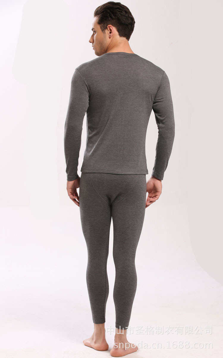 批发男士秋衣秋裤套装 薄款保暖内衣厂家 批发男式保暖衣 6021