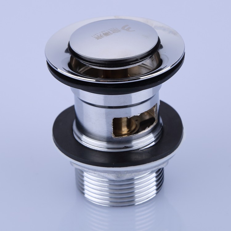 厂家诚信供应不锈钢弹跳式下水洗手盆下水连体下水