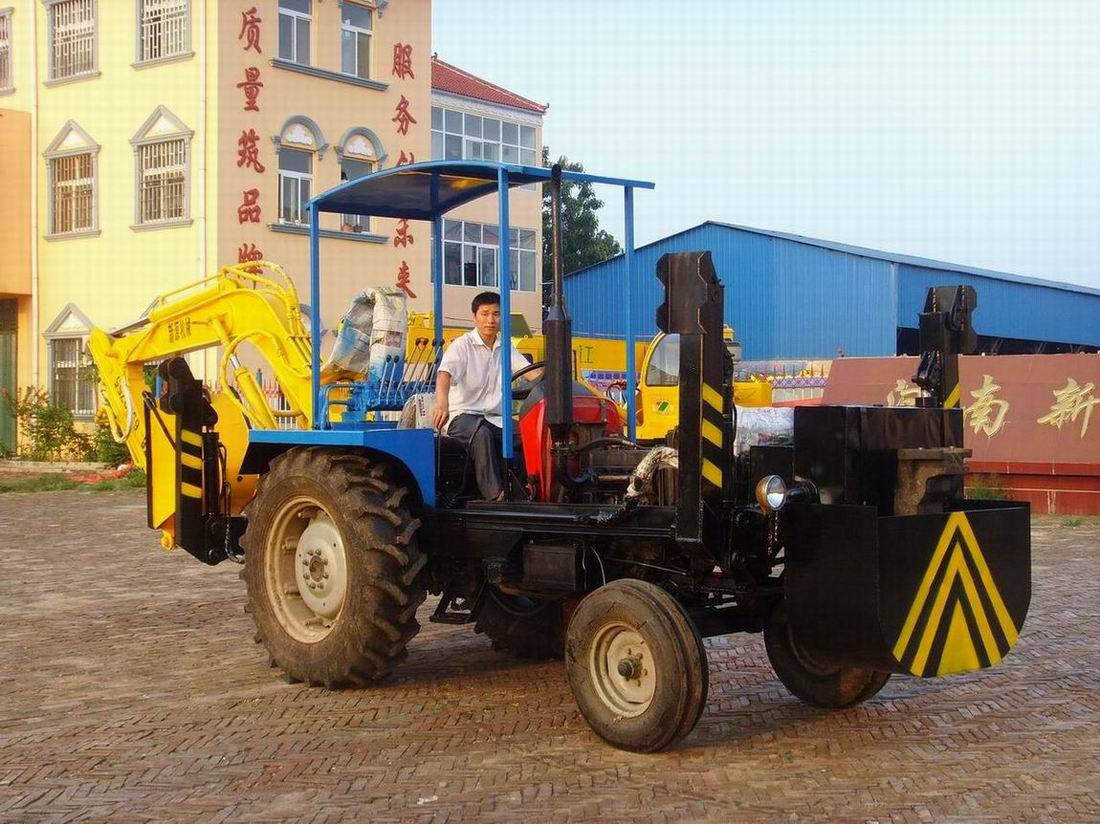 小型挖掘机 农用挖掘机 小四轮拖拉机改装