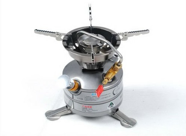 户外一体式防风炉 户外野营油炉 汽油柴油煤油一体炉头 野炊炉具