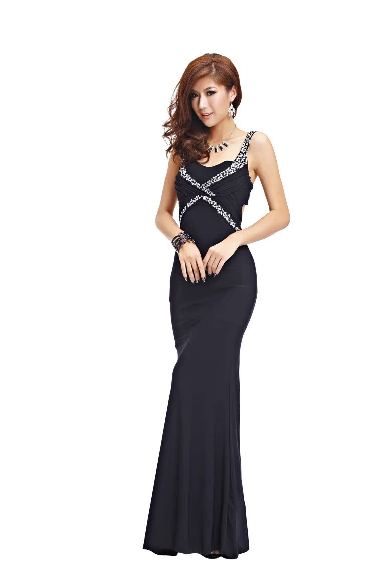 夜总会服装 夜场晚礼服 性感长礼服 桑拿咨客服 露背夜场小姐服