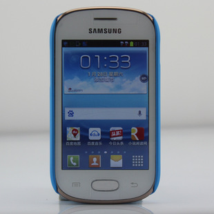 三星s6812i手机套 s6812保护壳 galaxy fame橡胶皮革油 流沙壳