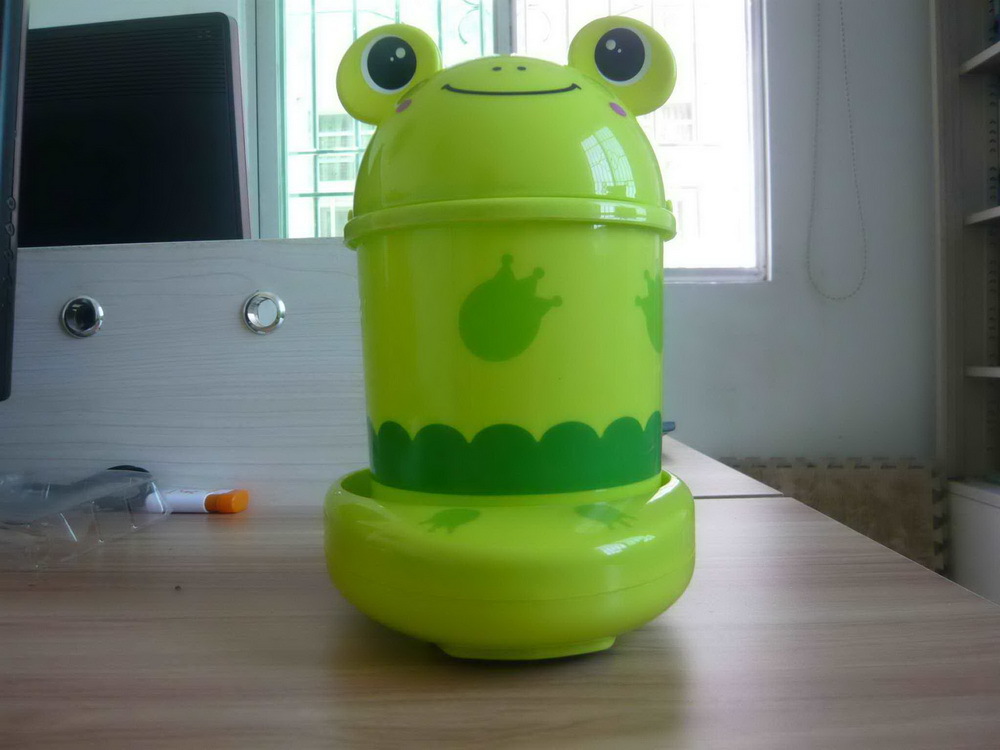 儿童卡通四通遥控垃圾桶图片_8