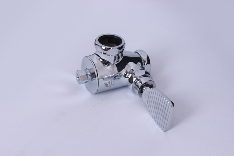 广亚卫浴 供应全铜材质角式脚踏延时冲洗阀 gy303