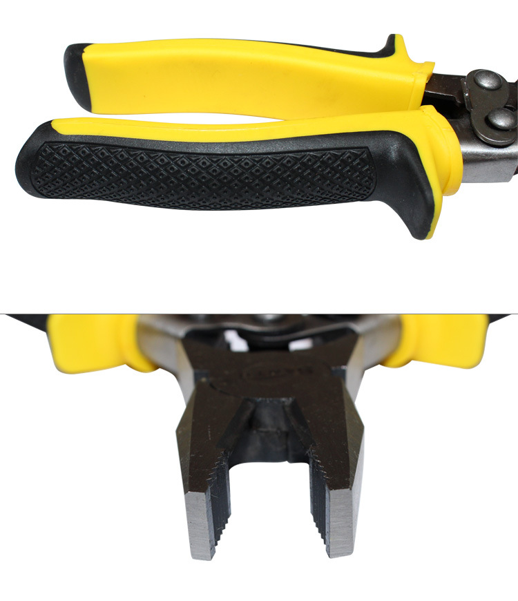 批发高档8寸省力钢丝钳 55#钢锻造省力钳 高品质钳子