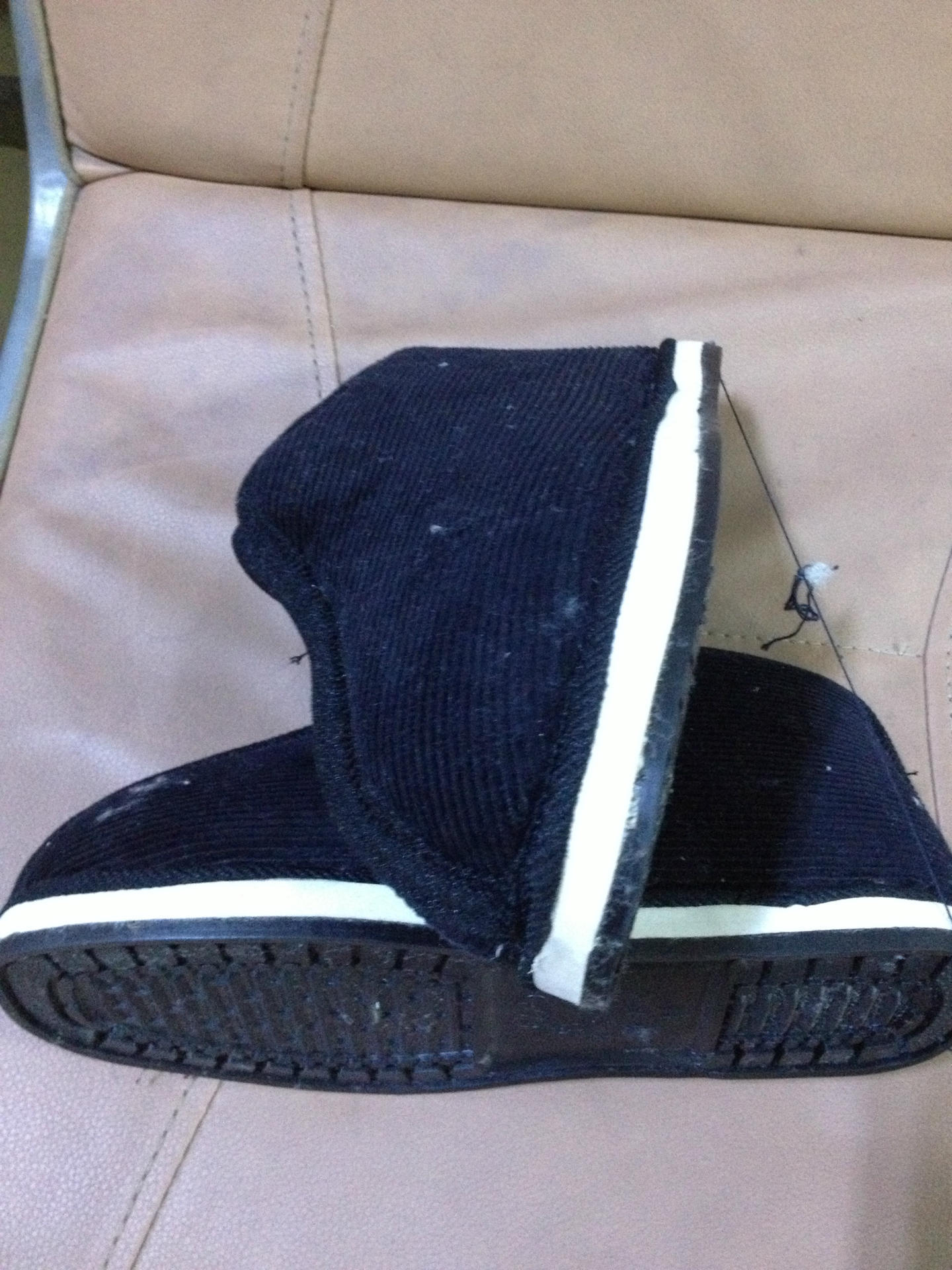 两片瓦灯芯绒牛筋底图片_5