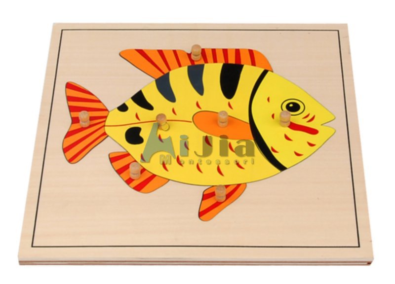 供应鱼嵌板 蒙特梭利教具/蒙台梭利/蒙氏教具/教具