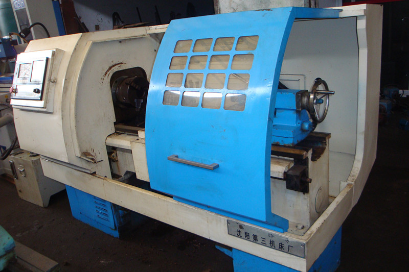 沈阳第三机床厂产sk360数控车床,南京华兴系统,步进电机,加工直径360