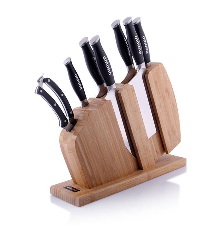 omuda 欧美达专柜产品 皇冠千锻八件套 砍骨刀 中式菜刀 厨师刀