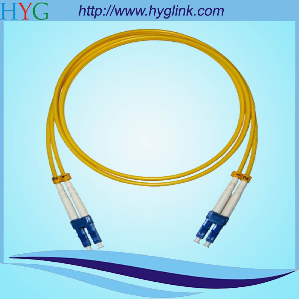 光纤跳线-深圳厂家直销lc-lc双芯单模3.