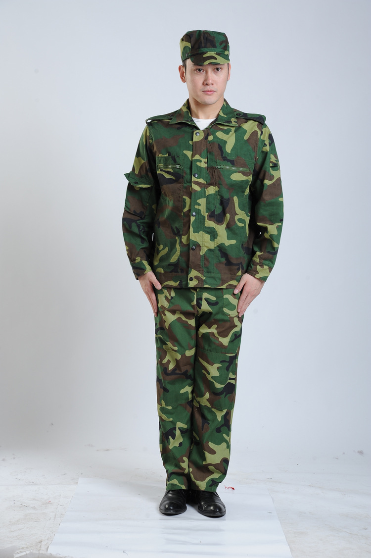 迷彩服 军训服 作训服 87式丛林迷彩 迷彩服套装 迷彩服 套装