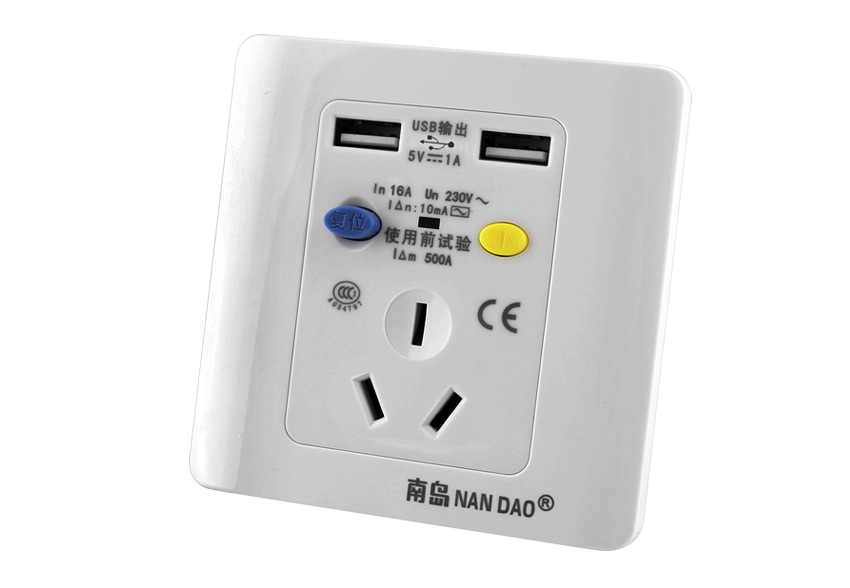 供应漏电保护插座 zf-zl5b-10 不带过流