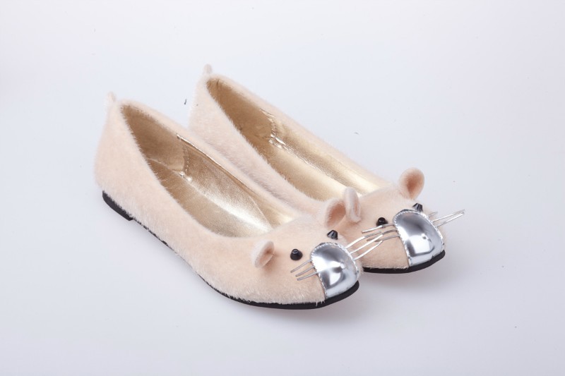 2013年春秋新款老鼠女单鞋卡通动物图案女鞋低帮鞋子