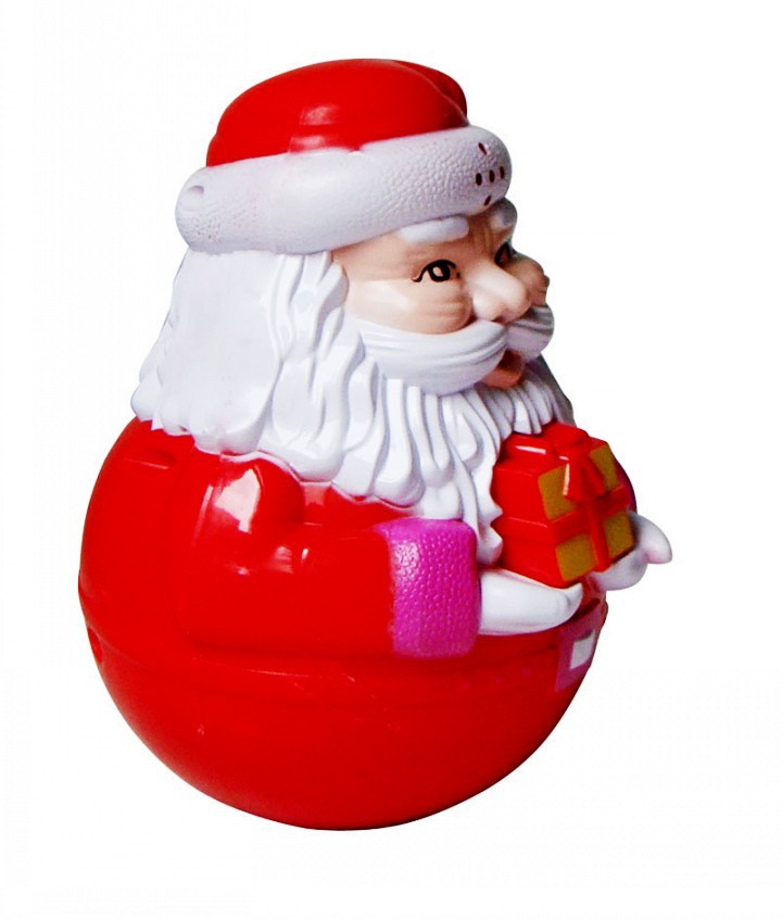 no0153420首乐曲按礼物会唱歌闪光圣诞老人不倒翁婴幼儿礼品04